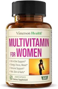 Multivitamin for Women - Daily Womens Multivitamin & Multimineral with Vitamin A, C, D, E, B12, Zinc, Iron. Vitamins for Women - Womens Vitamins for Energy, Focus and Womens Health. 60 Liquid Capsules