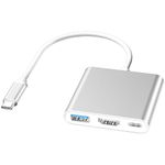 Dnkeaur USB C to HDMI Multiport Adapter with USB 3.0 PD Charging Port, USB C Hub, Thunderbolt 3/4 to HDMI, Type-C Digital AV Multiport Adapter for MacBook Pro/air, Monitor, Laptop,Phone, Steam Deck