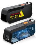 2 Pack Electric Mouse Trap Zapper with Powerful Voltage, Effective Electronic Mouse Traps Indoor for Home, No-Touch Disposal, Reusable Mice Catcher for Kitchen, Living Room, Garage and More