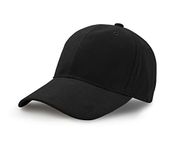 UltraKey Suede Baseball Cap, Unisex Faux Suede Leather Adjustable Plain Hat Baseball Cap Black