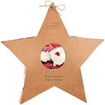 Mud Pie Christmas Felted Filler, 1 1/4" x 2", Santa