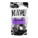 NAW | Buffalo Horns | 3 Pack | Premium Natural Dog Treats | Helps Support Healthy Dental Hygiene | 100% Buffalo | A Leaner Source Of Protein | Dog Chew