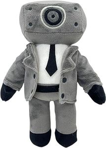 Skibidi Toilet Grey Plushies - 10" Collectible for Kids - Skibidi Toilet Pillows for Kids & Adults