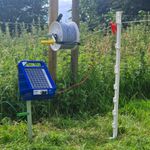Doblit Solar Pasture Kit - Electric Fence Reel Fencing System - Up to 500m inc. 40x Plastic Posts