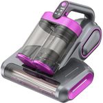 Linkifly MT1 Double-Cup Cordless Vacuum Mattress Cleaner, 18Kpa Suction 253.7nm UV-C Light & 80000Rpm Rotation Ultrasonic Tech, Portable Handheld Vacuum for Bed/Fabric Sofa/Carpet Cleaning
