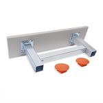 Champion Sports Official Anchor Style Pitcher’s Plate with Removable In-Ground Anchor – Molded Rubber Base All-Weather Pitcher’s Plate