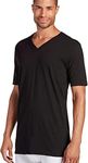 Jockey Men's Undershirt Tall Man Classic Crew Neck - 2 Pack, Black, L