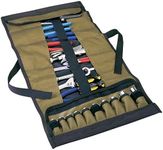 Custom LeatherCraft 1173 32-Pocket Socket Tool Roll Pouch