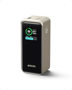 Anker Prime Power Bank, 20,000 mAh Portable Charger with 200W Output, Smart Digital Display, 2 USB-C and 1 USB-A Port Compatible with iPhone 16/15/14/13 Series, Samsung, MacBook, Dell, and More