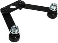 K&M Stands 23510 Black Microphone Bar with Adjustable Double Mount