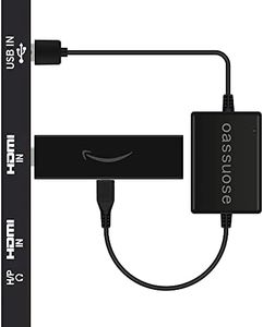 Oassuose USB Power Cable Adapter for Fire TV Stick,Powers Streaming TV Sticks Directly from TV USB Port(Eliminates AC Adapter and Very Long Power Cable)