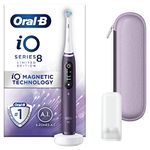 Oral-B iO8 Electric Toothbrushes For Adults, Gifts For Women / Men, App Connected Handle, 1 Toothbrush Head & Travel Case, 6 Modes with Teeth Whitening, 2 Pin UK Plug, Limited Edition