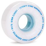 Ricta Unisex Adult Clouds 78A Cruiser Formula Wheel - White/Blue, 60 mm