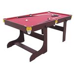 Air King Walker and Simpson Duke 6ft Foldable Pool Table Red