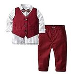 Happy Cherry Baby Boys 3Pcs Clothin