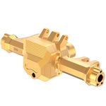 COOWOO Brass Rear RC Axle Housing Upgrade Part for 1/10 TRX-4 RC Trucks - Precision CNC Machined for Enhanced Stability and Durability