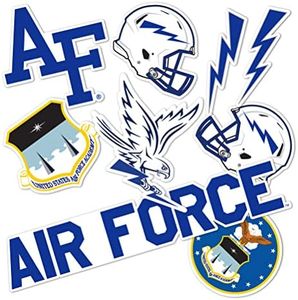 Desert Cactus United States Air Force Academy Stickers USAFA Fightin Falcons Vinyl Decals Laptop Water Bottle Car Scrapbook 11x8.5 Sheet T2 (Type 2)