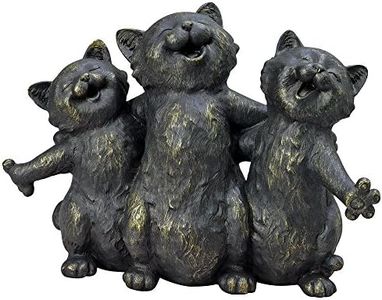 Bits and Pieces - Singing Kittens Statue - Outdoor Garden Sculpture - Yard and Patio Décor