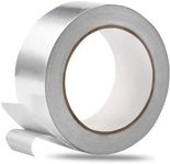 Sunroda Aluminum Foil Tape Heavy Duty 2 Inch x 99Ft (3.9 Mil), High Temperature HVAC Silver Duct Tape Insulation Adhesive for Metal Repair, Ductwork, Dryer Vent, Patching Hot & Cold Air Ducts
