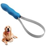 Dual-Sided Grooming Blade for Dogs - Shedding Brush with Stainless Steel Blades for Short and Long Hair Coats