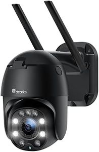 Ctronics 5X Zoom óptico cámara vigilancia WiFi al Aire Libre cámara inalámbrica 1080P detección Humana Seguimiento automático 355° 90°visión Nocturna Colorido Audio bidireccional Impermeable IP66