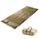 MOZETO Shooting Mat Extra Large Shooting Mats Prone Padded with Two Accessory Pockets for Range Shooting Rifle Hunting