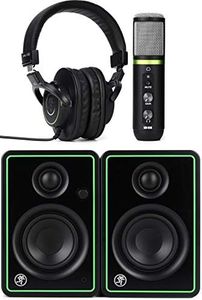 Mackie Creator Bundle w/ CR3-X Monitors+EM-USB Condenser Mic+MC-100 Headphones