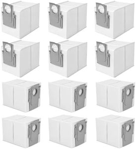 USBOO Dust Bags for Roborock Q Revo, 3.5L Large Capacity, 12 Pack