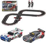 Carrera GO!!! 62521 onto The Podium Electric Powered Slot Car Racing Kids Toy Race Track Set Includes 2 Hand Controllers and 2 Cars in 1:43 Scale