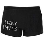 60 Second Makeover Limited Mens Black Lucky Pants Boxers Shorty Boxers Boyfriend Husband Valentines Birthday