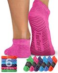 TruTread Non Slip Grip Yoga Socks for Women & Men - Non Skid Hospital, Yoga, Barre, Pilates, 6 Pairs