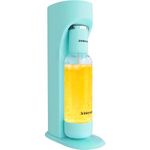 Drinkmate OmniFizz Sparkling Water and Soda Maker, Carbonates Any Drink, CO2 Cylinder Not Included- Arctic Blue