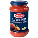 Barilla Pasta Sauce - Napoletana 400 gm, Non - GMO Project Verified, Vegan, Gluten free, No added Colour or Presevatives