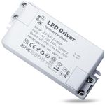 REYLAX LED Driver 12V 30W, LED Transformer 240 to 12V DC 2.5A, Constant Voltage LED Power Supply Adapter, Low Voltage Transformer Converter for Strip Light, Downlight and G4, MR11, MR16 LED Light Bulb