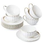 BTaT- Tea Cups and Saucers, Set of 