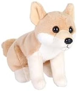 Wild Republic Pocketkins Eco Dingo, Stuffed Animal, 5 Inches, Plush Toy, Made from Recycled Materials, Eco Friendly