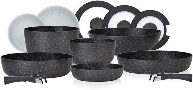 Tower Freedom 13-Piece Cookware Set – Non-Stick Pots and Pans