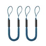 2 Pack Boat Bungee Dock Lines Boat Marine Rope, Jet Ski Dock, Boating Seadoo Pontoon Waverunner Accessories (Blue)