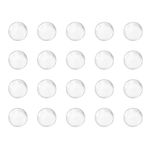 uxcell 7mm Solid Round Clear Glass Ball Boiling Stones Soda Lime Glass Beads 100pcs