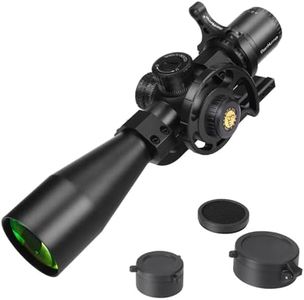 WestHunter Optics Wht 4-16x44 SFIR FFP Precisión Miras Telescópicas, Exclusivo para Competiciones Deportivas de Larga Distancia | Picatinny Shooting Kit A