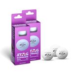 STAG GLOBAL High Performance 3 Star Supreme Table Tennis (T.T) Balls| Advanced 40+mm Ping Pong Balls for Training, Tournaments and Recreational Play| Durable for Indoor/Outdoor Game (Pack of 6)