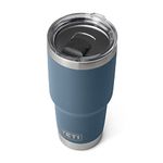 YETI Rambler 30 oz Tumbler, Stainless Steel, Vacuum Insulated with MagSlider Lid, Nordic Blue