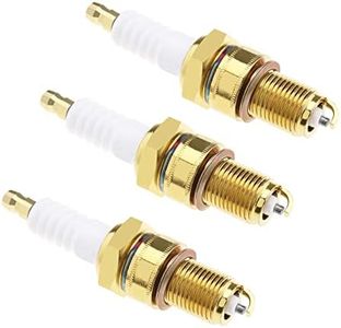 ECSiNG 3Pcs F7TC Spark Plug Replacement Nickel-plated Spark Plug Gasoline Engine Spark Plug Accessories for Lawnmower Tractor Rototiller