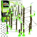 Marble Genius Marble Rails Super Set, 325 Piece Marble Run for Kids 8+ (45 Marbles, 15 Rail Pieces, 10 Base Pieces & More), STEM, Full-Color Instructions, Great for Kids & Teens