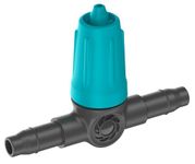 Gardena Micro-Drip-System Adjustable Inline Drip Head 0 to 15 l/h: Drip head for irrigation systems, for plants with different water requirements, simple connection technology (13315-20)