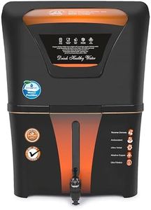 AQUA D PURE 4 in 1 Copper RO Water Purifier with 10 Stage Purification Filtration, UV, UF, TDS Adjuster and 12 Liter Large Storage Tank, Suitable for all type of water supply