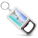 Destination Vinyl ltd 1 x Bottle Opener Keyring - Sailing Boat Catamaran Corsica Island |Keychain|Keyring|Charm #24131