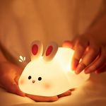 URAQT Bunny Baby Night Light, Porta