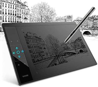 Tavoletta Grafica 10x6 Pollici con Touchpad Intelligente e 4 Tasti Scorciatoia, Tavola Grafica VEIKK A30 con Penna Senza Batteria e Pressione di 8192 Livelli Professionali…