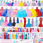 Style Shine 70 Pcs Doll Clothes and